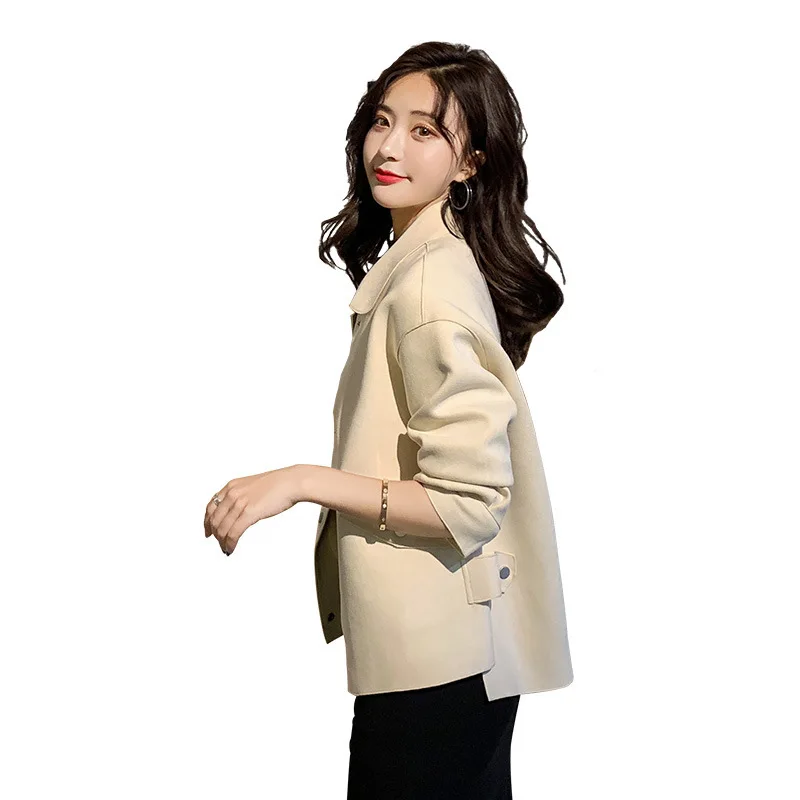 Versatile Coat Women's Spring Autumn Korean Suede Windbreaker Short Small Loose Jacket 
Versatile Coat Women's Spring Autumn Korean Suede Windbreaker Short Small Loose Jacket