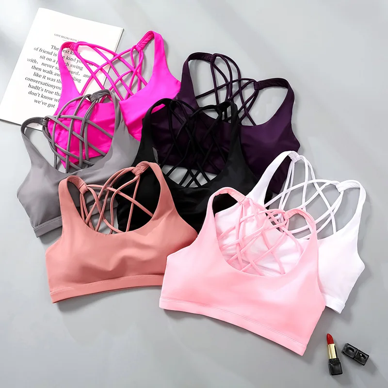 New professional underwear ladies shockproof running yoga training vest sports bra, Multi color
New professional underwear ladies shockproof running yoga training vest sports bra, Multi color