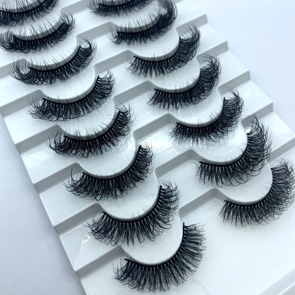 Lashes Vendor 8 Pairs Curly Faux Mink Eyelashes 3D Effect Thick 18mm 25mm False Eyelashes
Lashes Vendor 8 Pairs Curly Faux Mink Eyelashes 3D Effect Thick 18mm 25mm False Eyelashes