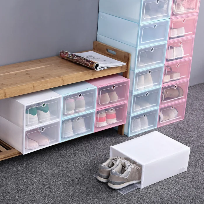 Factory Direct High Quality shoe boxes clear plastic storage box transparent cabinet shoes Manufacturer Wholesale
Factory Direct High Quality shoe boxes clear plastic storage box transparent cabinet shoes Manufacturer Wholesale