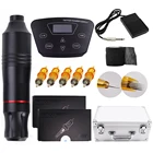 BMX Professional Rotary Tattoo Permanent Makeup Machine Tattoo Kit with Power Supply for Starter