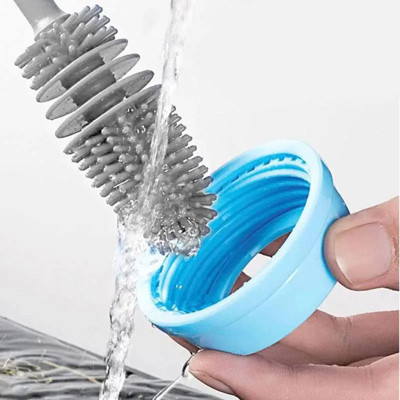 360 Degree Rotating Silicone Cleaning Glass Cup Brush With Long Handle Silicone Baby Bottle Cleaning Brushes Kitchen Tools, Gray/green/pink
360 Degree Rotating Silicone Cleaning Glass Cup Brush With Long Handle Silicone Baby Bottle Cleaning Brushes Kitchen Tools, Gray/green/pink
