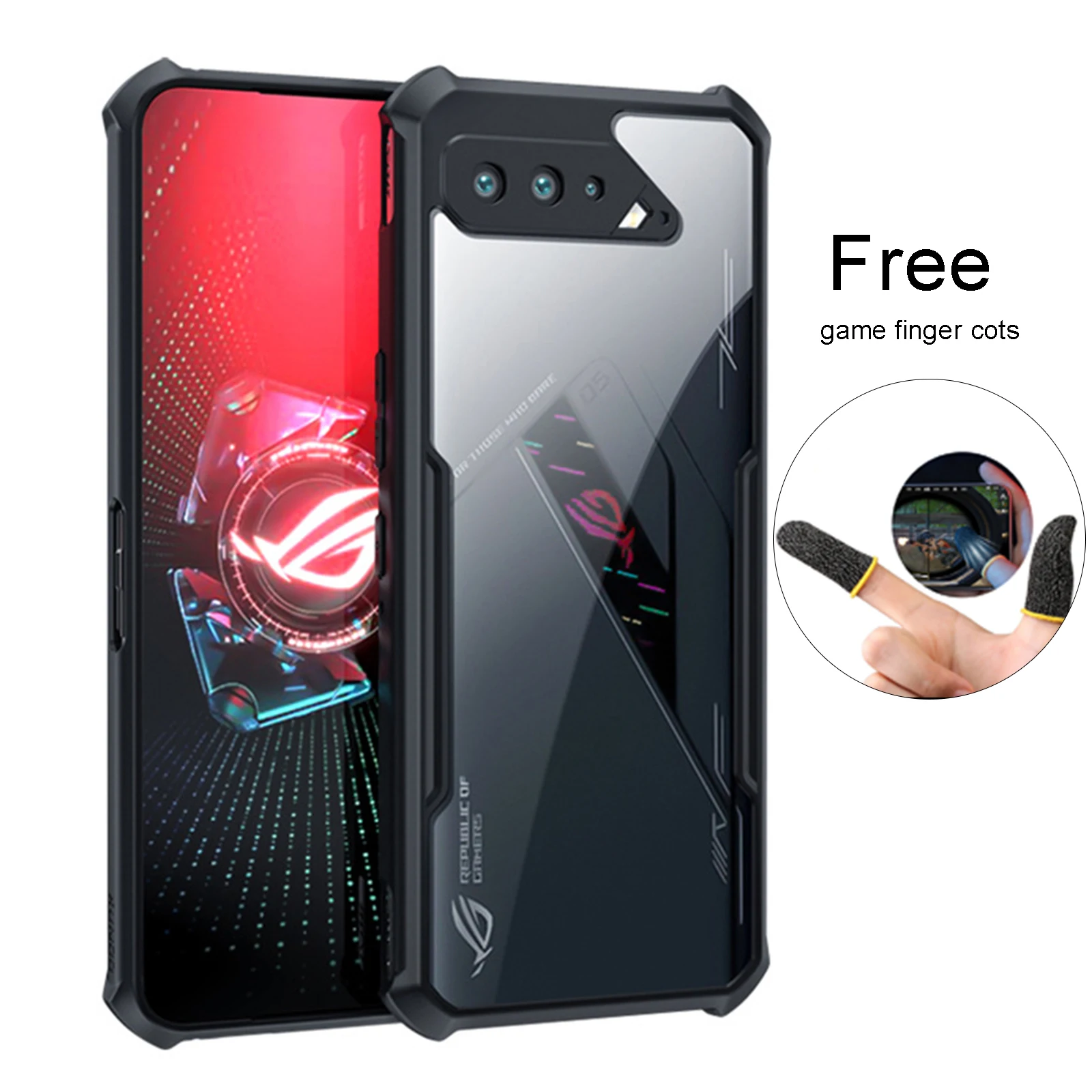 Case for ASUS ROG Phone 5 Armor Case TPU Frame with Clear PC Back Air Trigger Compatible Amazing Drop Protection
Case for ASUS ROG Phone 5 Armor Case TPU Frame with Clear PC Back Air Trigger Compatible Amazing Drop Protection