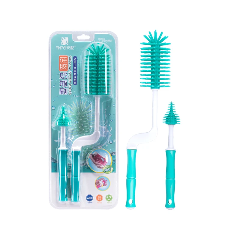 Factory wholesale bpa free silicone 360 degree rotary baby bottle cleaning brush set, Blue, pink
Factory wholesale bpa free silicone 360 degree rotary baby bottle cleaning brush set, Blue, pink