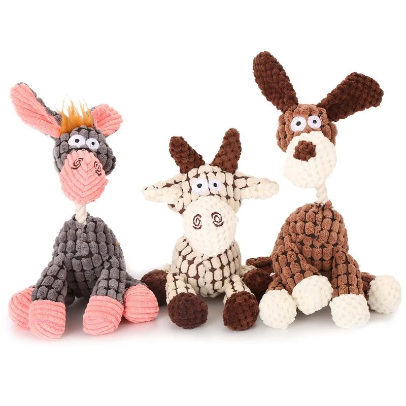 Wholesale Dog Toy Manufacturer Donkey Shape Plush Interactive Dog Toys Teeth Cleaning Training Iq Physical Pet Toys, White,pink,brown
Wholesale Dog Toy Manufacturer Donkey Shape Plush Interactive Dog Toys Teeth Cleaning Training Iq Physical Pet Toys, White,pink,brown