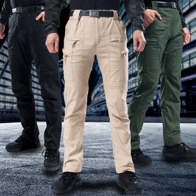 Free Shipping 10 Pockets Pure Cotton Overalls Pants Men Elastic Sports Pants Tactical Trousers
Free Shipping 10 Pockets Pure Cotton Overalls Pants Men Elastic Sports Pants Tactical Trousers