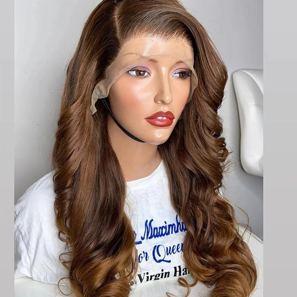 Dark Auburn Wavy Chocolate Brown Lace Frontal Human Hair Wig Remy 13x4 Lace Front Wig Pre Plucked Natural Hairline Baby Hair
Dark Auburn Wavy Chocolate Brown Lace Frontal Human Hair Wig Remy 13x4 Lace Front Wig Pre Plucked Natural Hairline Baby Hair