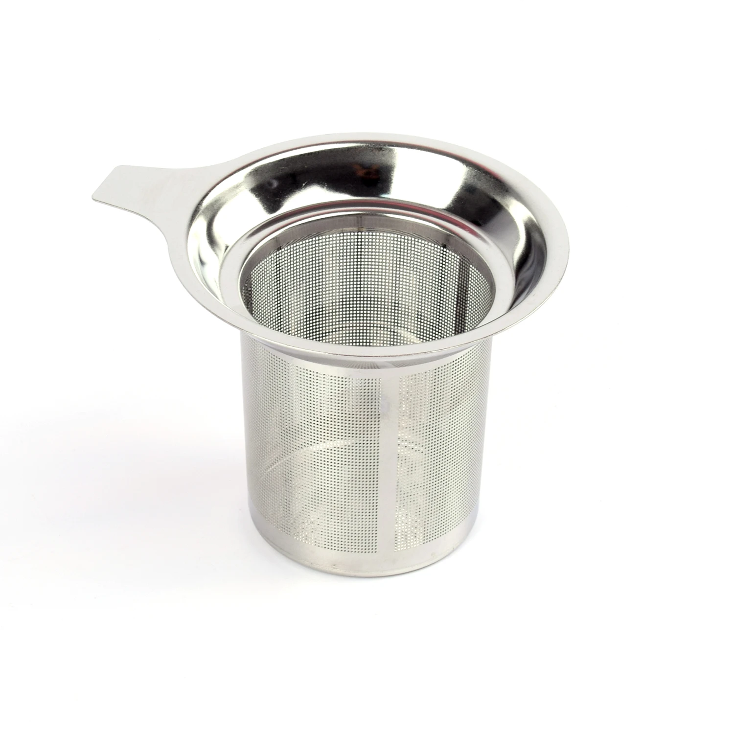 Customized Logo Free Stainless Steel Tea Strainer Basket with Single Handle, Silver
Customized Logo Free Stainless Steel Tea Strainer Basket with Single Handle, Silver