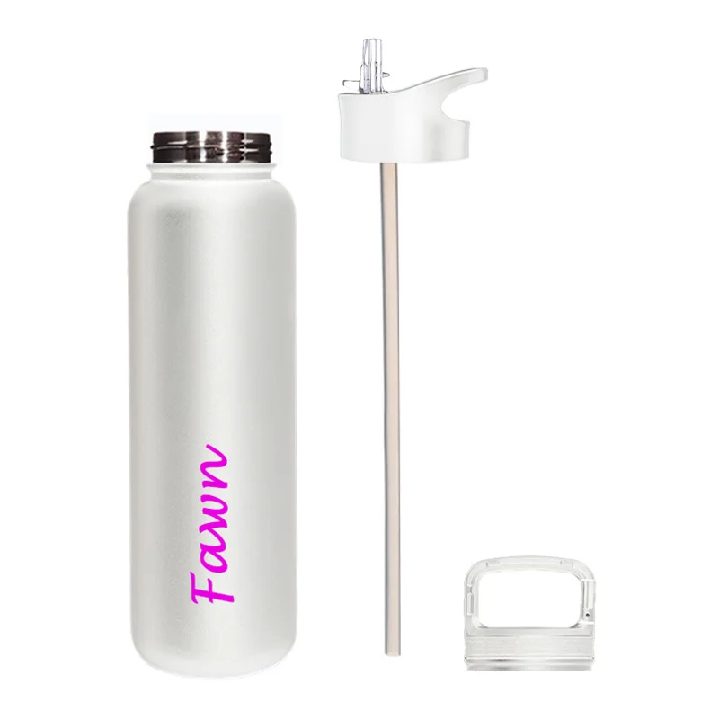 Promotion LOVELY Custom Logo Bottle Straw Lid Wide Mouth Stainless Steel Insulated Sports Water Bottles, White or customized color/logo/pattern
Promotion LOVELY Custom Logo Bottle Straw Lid Wide Mouth Stainless Steel Insulated Sports Water Bottles, White or customized color/logo/pattern