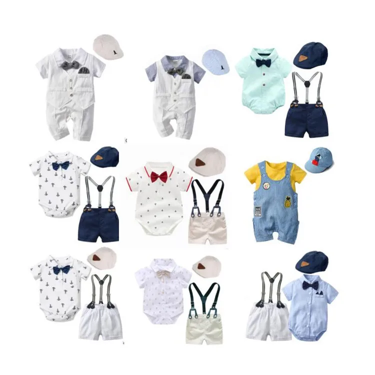HOT10 Summer Baby Boy Clothes with Hat Formal Clothing Outfit baby boy gentleman clothes New Born Suits 0- 24 M
HOT10 Summer Baby Boy Clothes with Hat Formal Clothing Outfit baby boy gentleman clothes New Born Suits 0- 24 M