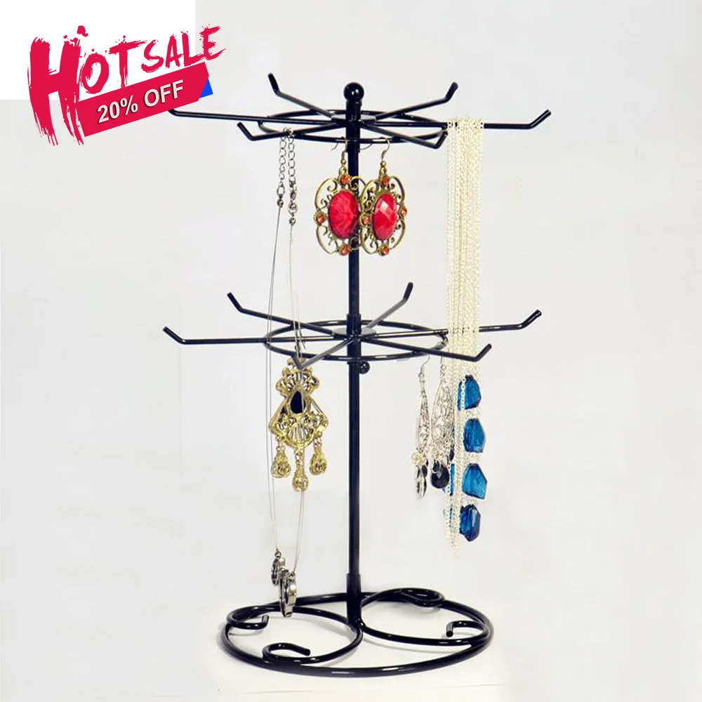 New Arrival Fashionable Counter Top Rotating Jewelry Ornament Display Stand Table Top Display