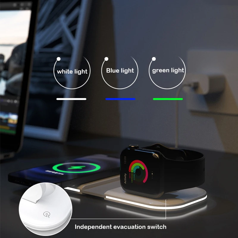 2 in 1 Magnetic Wireless Charger For iPhone 12 Mini 12 Pro Max Charging For Apple Watch 15W QC PD Type C Fast Charger
2 in 1 Magnetic Wireless Charger For iPhone 12 Mini 12 Pro Max Charging For Apple Watch 15W QC PD Type C Fast Charger