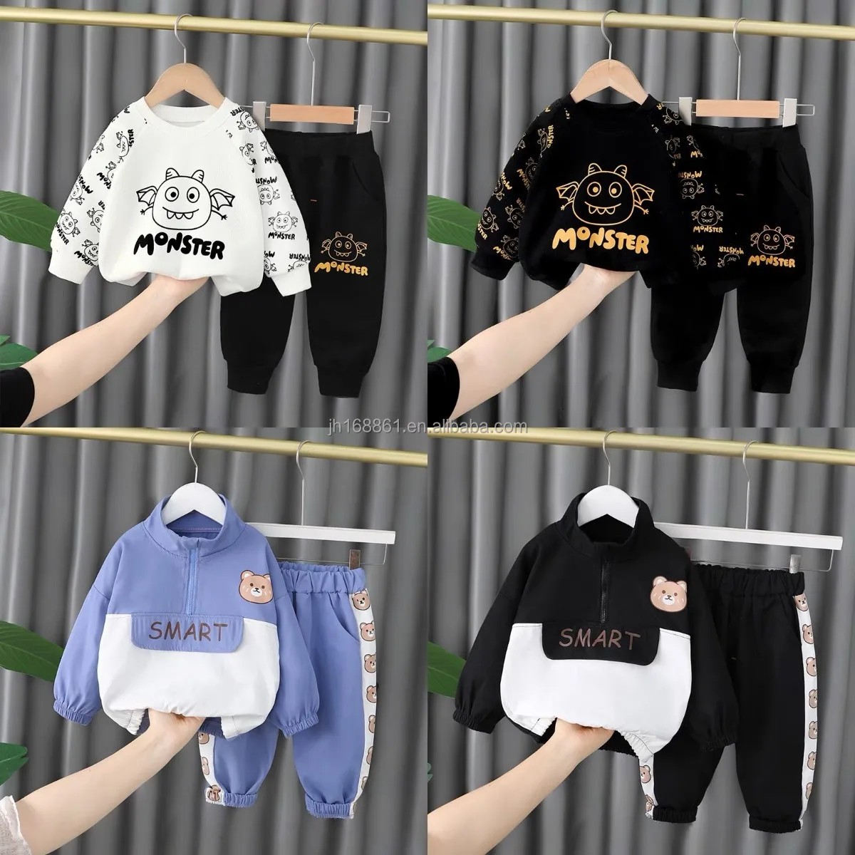 Wholesale high-quality embroidered sweatshirt + jogging children sports clothes 2 sets of wool suit children winter clothing, Product name
Wholesale high-quality embroidered sweatshirt + jogging children sports clothes 2 sets of wool suit children winter clothing, Product name