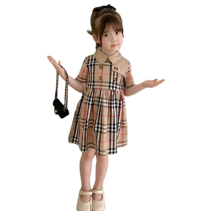 2021 New fashion baby clothing summer cotton short sleeve Turn-down Colla plaid girls dresses Sets free shipping's item for kids
2021 New fashion baby clothing summer cotton short sleeve Turn-down Colla plaid girls dresses Sets free shipping's item for kids