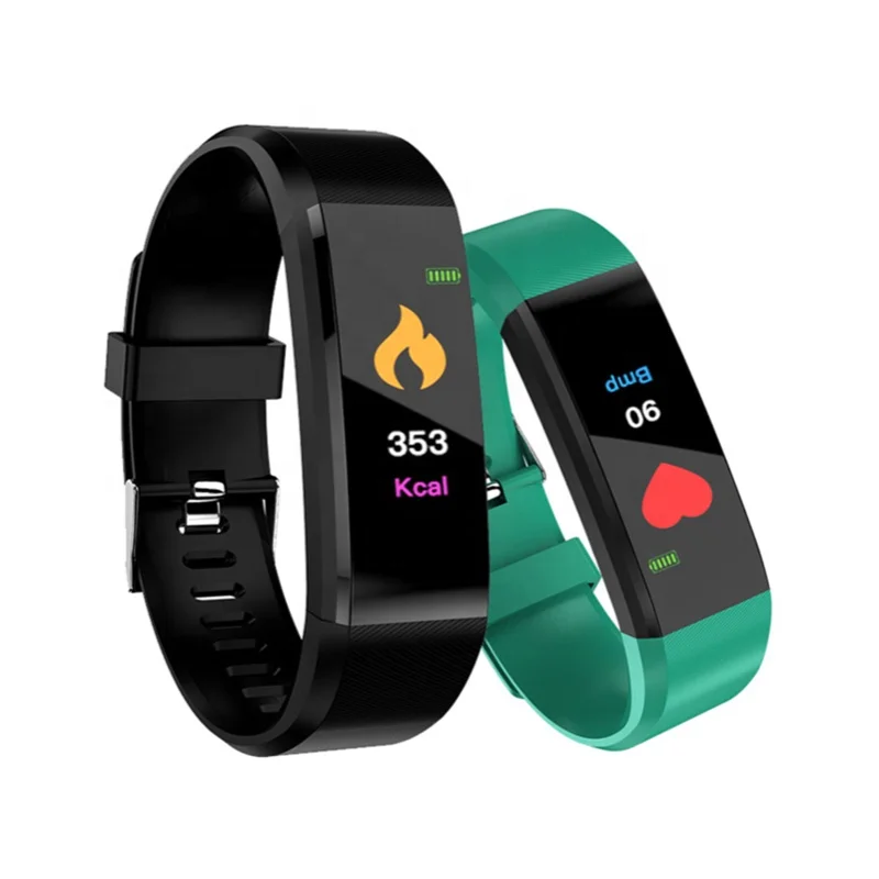 115Plus Bracelet Heart Rate Blood Pressure Smart Band Fitness Tracker Smartband Wristband for fitbits Smart Watch, Black blue red green purple
115Plus Bracelet Heart Rate Blood Pressure Smart Band Fitness Tracker Smartband Wristband for fitbits Smart Watch, Black blue red green purple