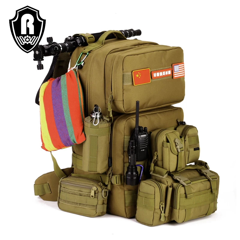 New Arrived 55L Outdoor Waterproof Large Backwoods Military Tactical Backpack, 5 colors
New Arrived 55L Outdoor Waterproof Large Backwoods Military Tactical Backpack, 5 colors