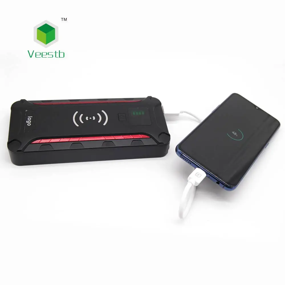 12V Jumper Mobile Starter With SOS Light Cell Phone Charge Multi-function Car Power Jump Starter
12V Jumper Mobile Starter With SOS Light Cell Phone Charge Multi-function Car Power Jump Starter