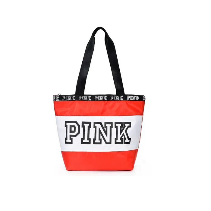 Fashion Girls Pink Travel Bag Shopping Bag For Women Beach Tote Handbag with Zipper Foldable Large Bag
Fashion Girls Pink Travel Bag Shopping Bag For Women Beach Tote Handbag with Zipper Foldable Large Bag