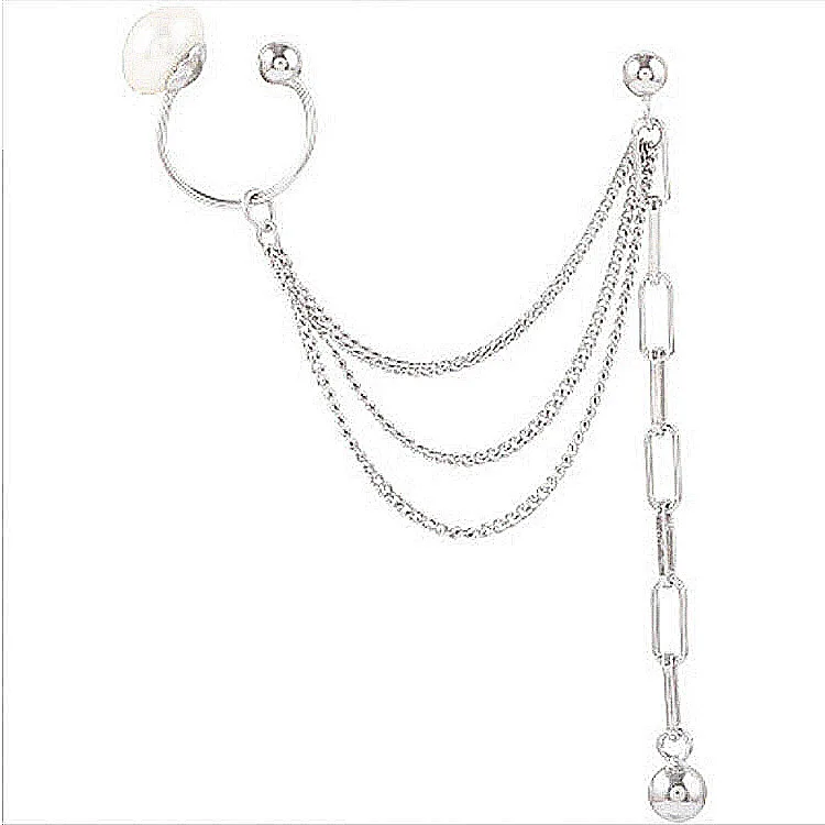 Korean Fashion Silver Tassel Earrings Pearl Clip On Earrings for Women 925 Sterling Silver Ear Cuff Luxury Jewelry
Korean Fashion Silver Tassel Earrings Pearl Clip On Earrings for Women 925 Sterling Silver Ear Cuff Luxury Jewelry