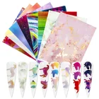 Kids Nail Rainbow Colors Christmas Animal Horse Designs Kids Nail Sticker