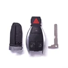 Replacement keyless remote car key shell cover for NEC with 3+1 button