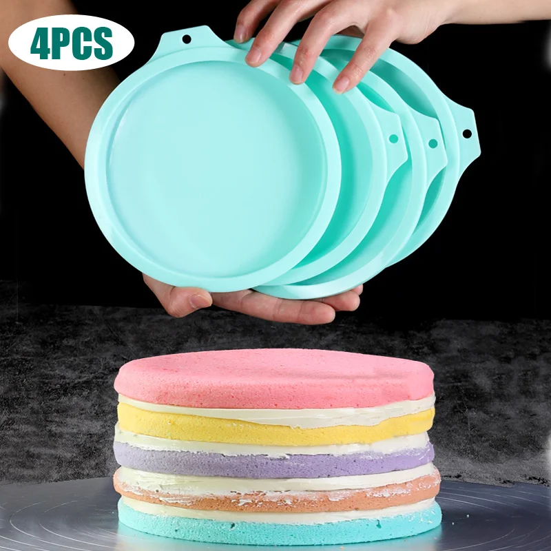 Kitchen Pizza Mold DIY Cake Baking Pan Tools 6/8 Inch Non-stick Silicone Round Cake Mold Baking Pan Set, Customized color
Kitchen Pizza Mold DIY Cake Baking Pan Tools 6/8 Inch Non-stick Silicone Round Cake Mold Baking Pan Set, Customized color