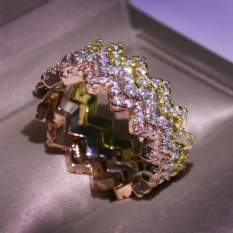 R-0493 Fashion Trendy Jewelry Accessories High Grade Lightning Design Zircon Ring Diamond Gold Plated Jewelry Rings For Women, Silver/gold/rose gold
R-0493 Fashion Trendy Jewelry Accessories High Grade Lightning Design Zircon Ring Diamond Gold Plated Jewelry Rings For Women, Silver/gold/rose gold