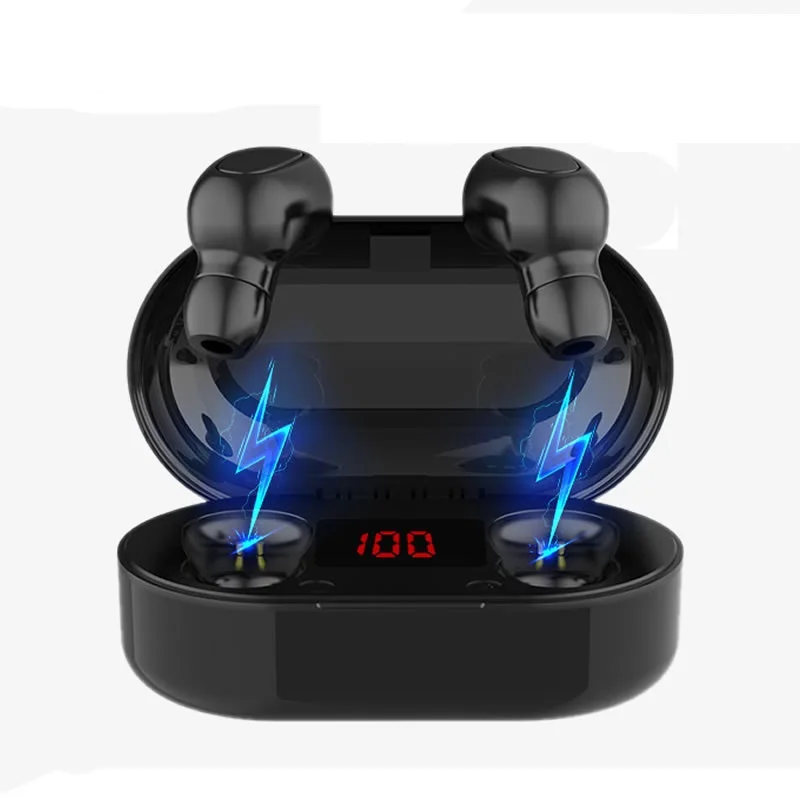 TWS 5.0 Earphone With LED Display Wireless Earbuds Earphones Waterproof Noise Cancelling Headsets L22 Hot Sale
TWS 5.0 Earphone With LED Display Wireless Earbuds Earphones Waterproof Noise Cancelling Headsets L22 Hot Sale