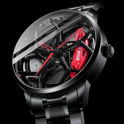 Mens Hollow Stereo Brake Disc Watches Sports Car Watches Waterproof Sport Rim Hub Wheel Wristwatch Car Quartz Men's Watches, 16colors
Mens Hollow Stereo Brake Disc Watches Sports Car Watches Waterproof Sport Rim Hub Wheel Wristwatch Car Quartz Men's Watches, 16colors