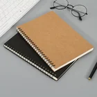 spiral binding bound custom classmate a4 a5 kraft black heeton fsc ecologic rings craft paper cheap price designs notebook