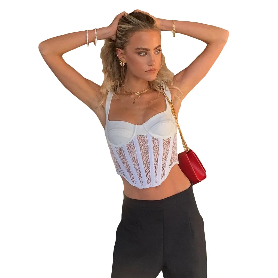2020 new arrivals autumn square collar high quality contrast panel women fashion bra top
2020 new arrivals autumn square collar high quality contrast panel women fashion bra top