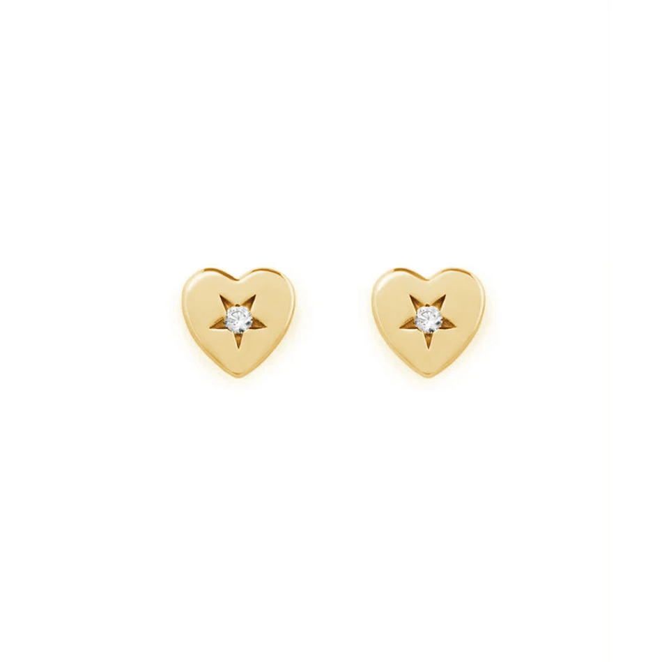 fine jewellery 925 sterling silver jewelry for women 18k gold plated cubic zircon Heart and Star Stud earrings
fine jewellery 925 sterling silver jewelry for women 18k gold plated cubic zircon Heart and Star Stud earrings