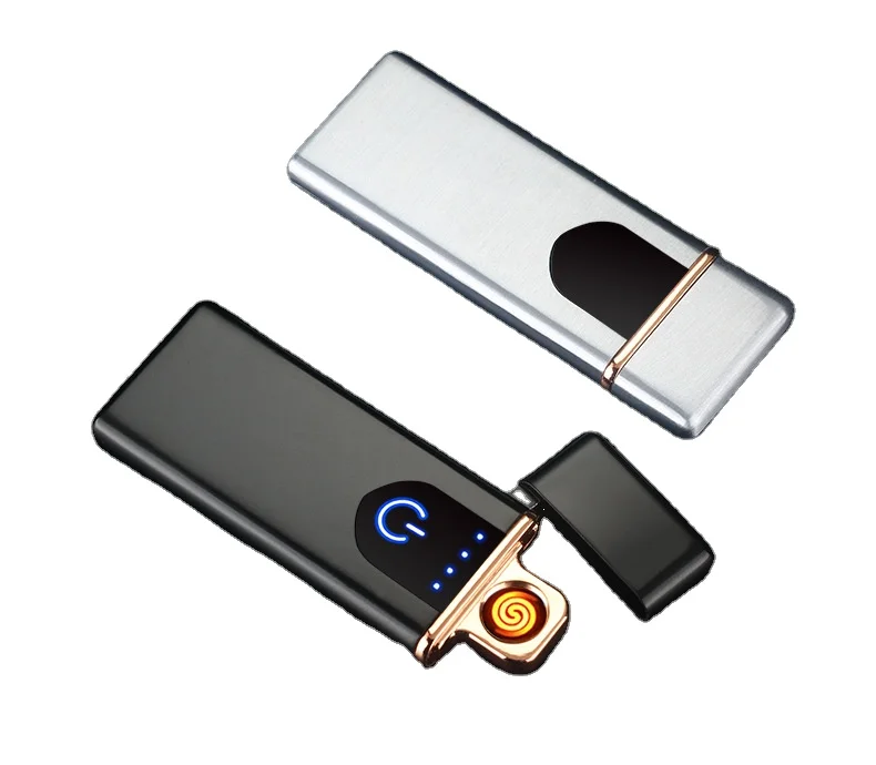 New product launch Charging lighter Touch induction windproof electronic ultra-thin USB cigarette lighter custom Metal, 6 colors
New product launch Charging lighter Touch induction windproof electronic ultra-thin USB cigarette lighter custom Metal, 6 colors