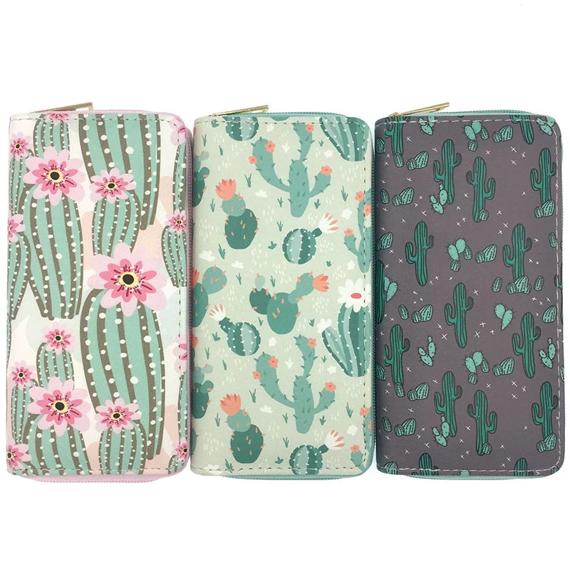 High Quality Cute Cartoon Cactus Pattern Girls Money Purse PU Leather Zipper Long Wallet For Women, Picture
High Quality Cute Cartoon Cactus Pattern Girls Money Purse PU Leather Zipper Long Wallet For Women, Picture