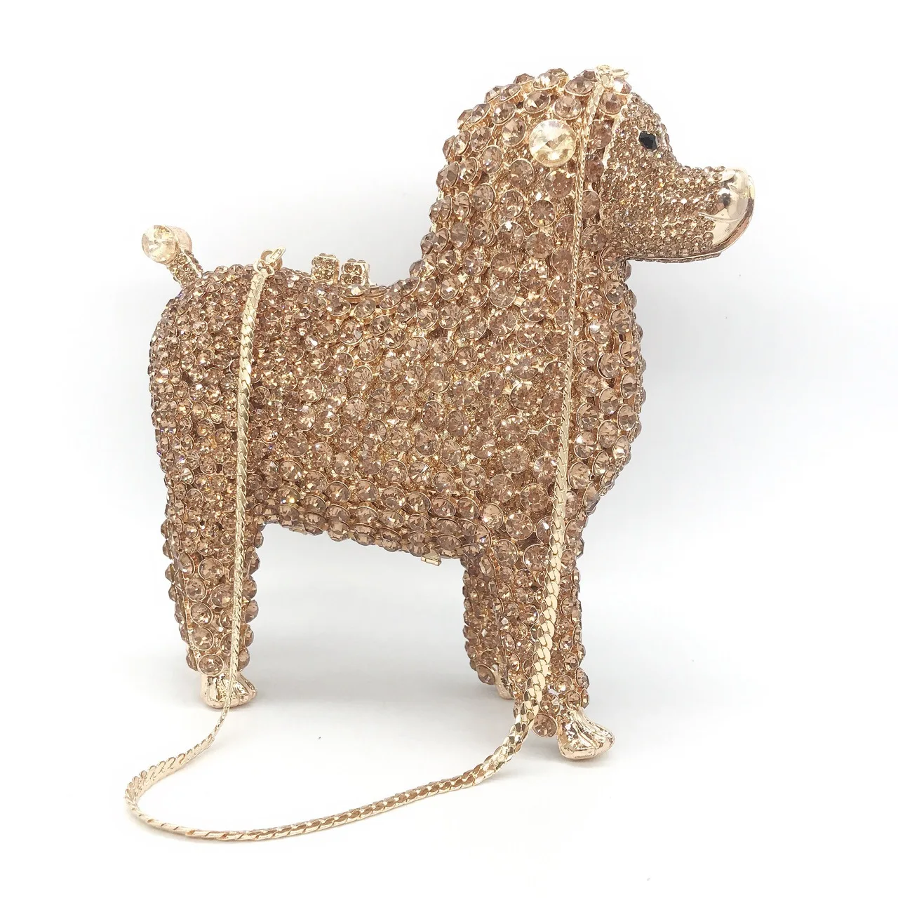 2021 Fashion Animal Puppy Shape Rhinestone Dress Party Banquet Hollow Out Evening Bag Ladies Clutch Women Purse Bag, Customized
2021 Fashion Animal Puppy Shape Rhinestone Dress Party Banquet Hollow Out Evening Bag Ladies Clutch Women Purse Bag, Customized