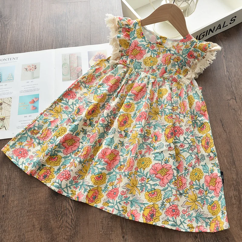 Girls Dresses Summer Kids Ethnic Print Costumes Flying Sleeve Little Girls Outfits Party Suits Toddler Vestidos For 2-6Y
Girls Dresses Summer Kids Ethnic Print Costumes Flying Sleeve Little Girls Outfits Party Suits Toddler Vestidos For 2-6Y