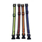 One-Stop Service Wholesale Multi Colors Paw Print Adjustable Nylon Pet Cat Dog Reflective Collar