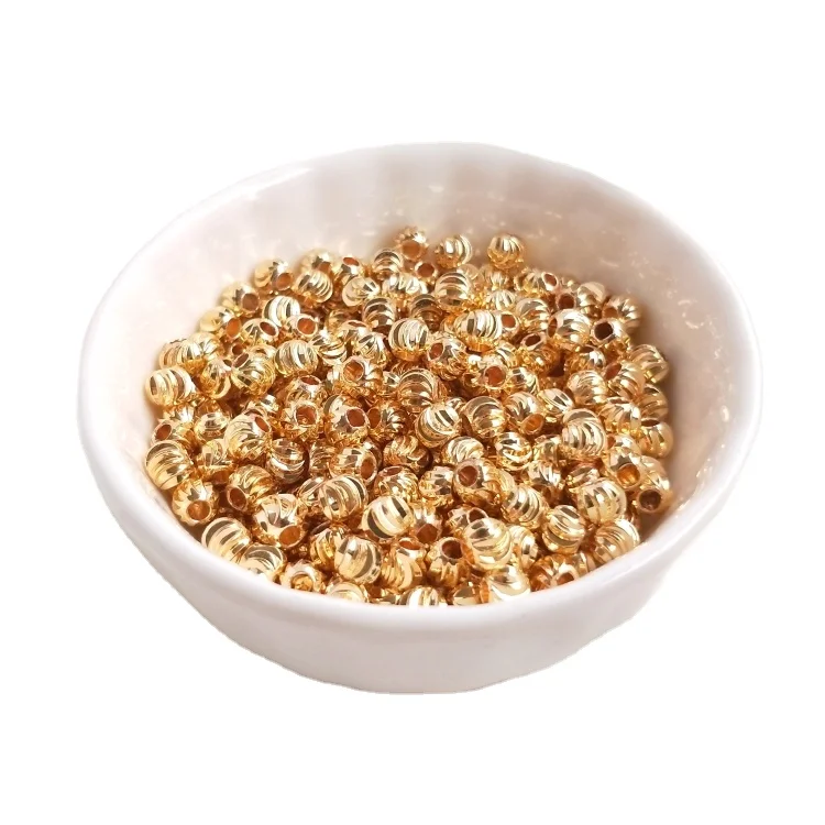 14k plated golden balls cut flower bead round beads diy handmade string ornament bracelet necklace accessories material, 14k gold
14k plated golden balls cut flower bead round beads diy handmade string ornament bracelet necklace accessories material, 14k gold
