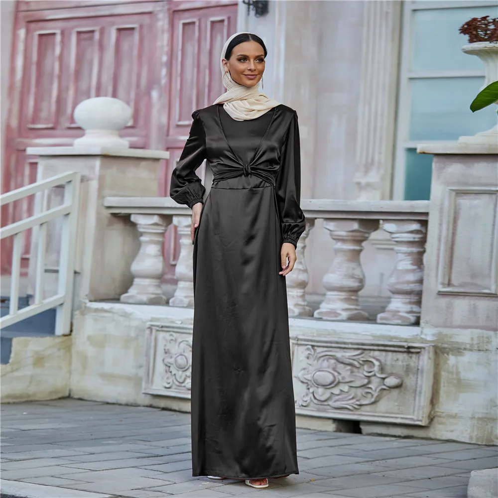 Islamic clothing long dress muslim women gorgeous satin muslim dress slik dress for muslim evening, 5 colors 
Islamic clothing long dress muslim women gorgeous satin muslim dress slik dress for muslim evening, 5 colors