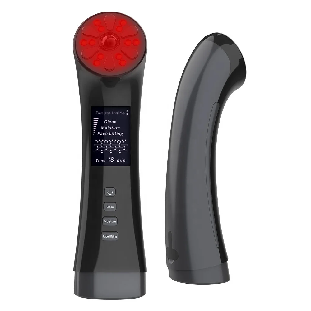 2022 new design RF technology for home usage women face skin care ultrasonic skin face roller, Black
2022 new design RF technology for home usage women face skin care ultrasonic skin face roller, Black