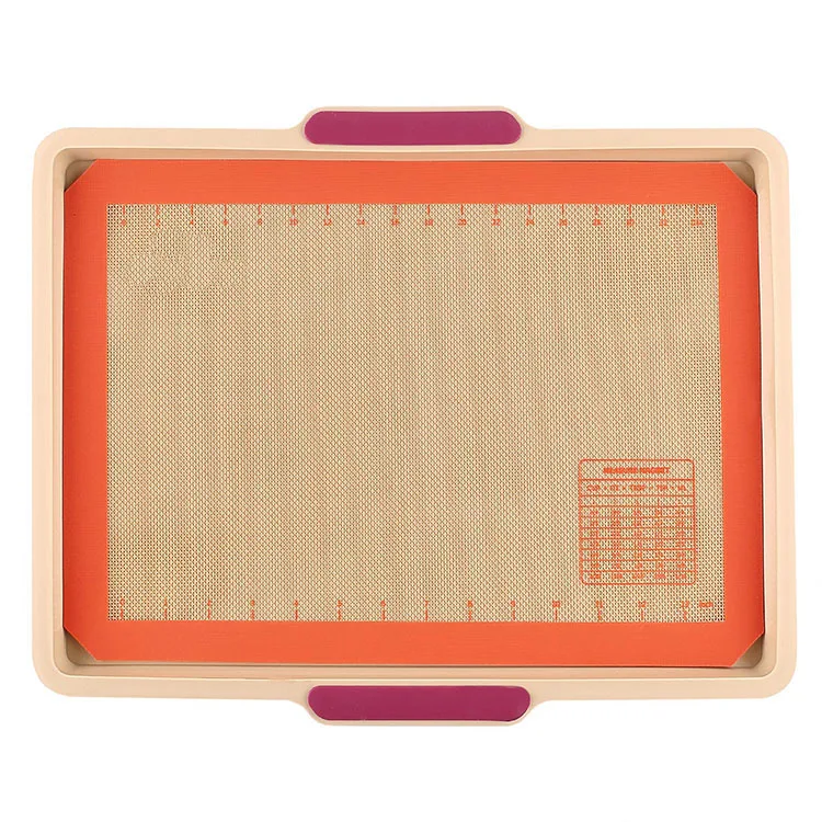 High Quality Reusable Fiberglass Silicone Oven Baking Liners Mat for Cooking Kneading Dough
High Quality Reusable Fiberglass Silicone Oven Baking Liners Mat for Cooking Kneading Dough