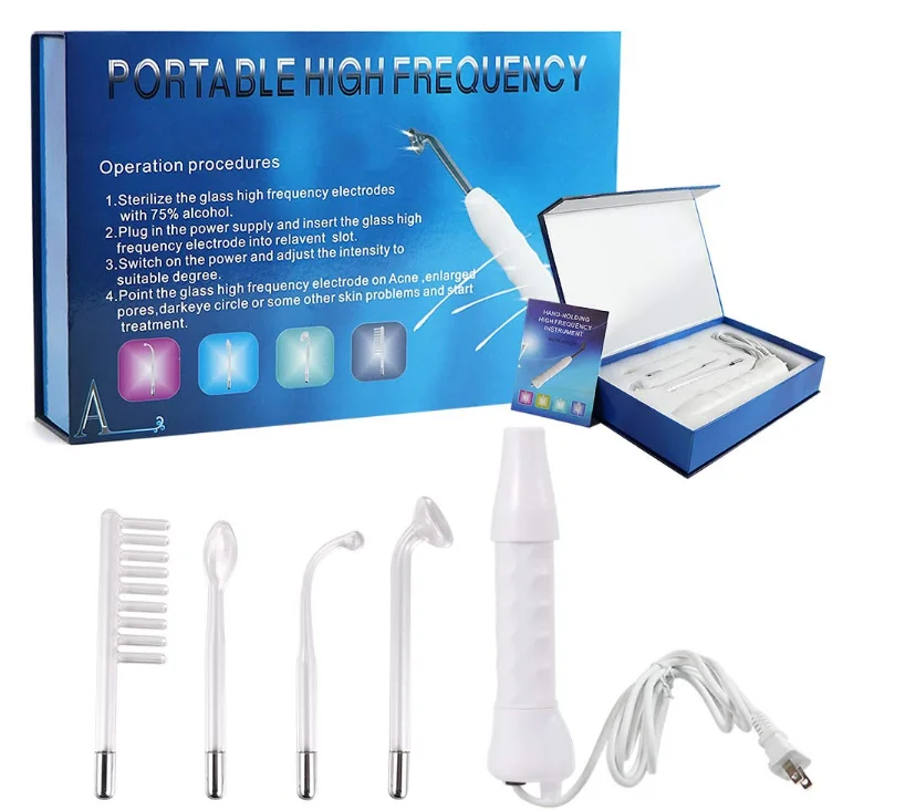 Hot sale Hand-holding portable violet ray beauty hair growth portable high frequency facial machine Instrument
Hot sale Hand-holding portable violet ray beauty hair growth portable high frequency facial machine Instrument