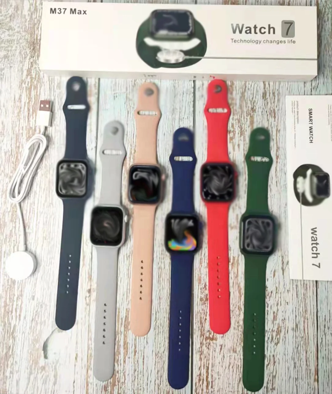2022 New Coming Smartwatch Series 7 M37 Max Smart Watch vs HW22 Pro HW37 Pl7 Z37 T200 Plus Watch7
2022 New Coming Smartwatch Series 7 M37 Max Smart Watch vs HW22 Pro HW37 Pl7 Z37 T200 Plus Watch7