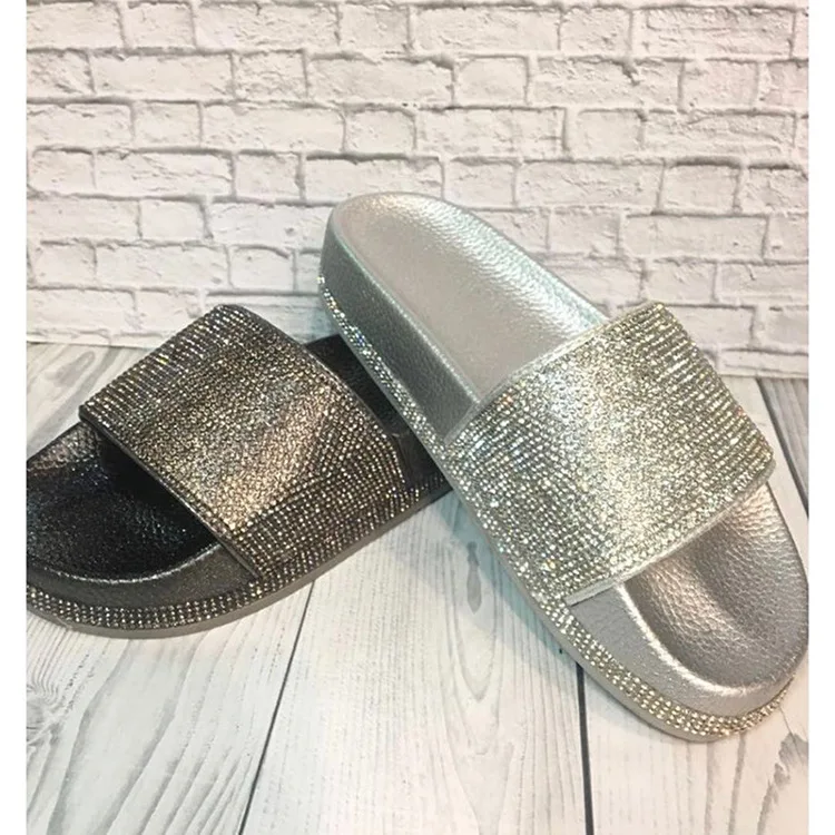 Women bling rhinestone drop shipping flat diamond pvc slide sandals fashion ladies for US European market, Various
Women bling rhinestone drop shipping flat diamond pvc slide sandals fashion ladies for US European market, Various