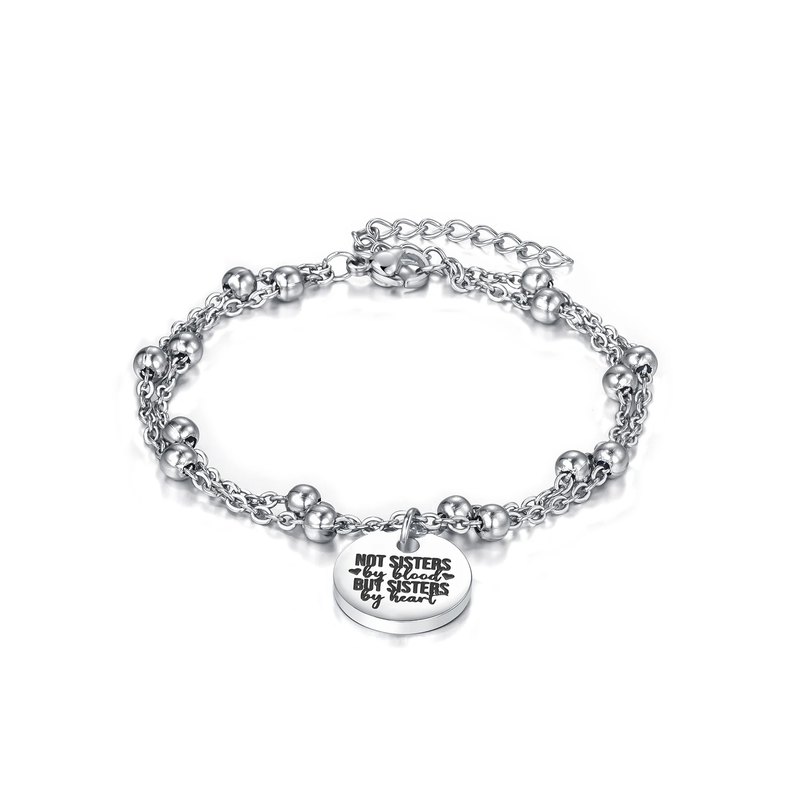 Wholesale custom fashion women's Bracelet Stainless steel round brand letter Bracelet, Customized color
Wholesale custom fashion women's Bracelet Stainless steel round brand letter Bracelet, Customized color