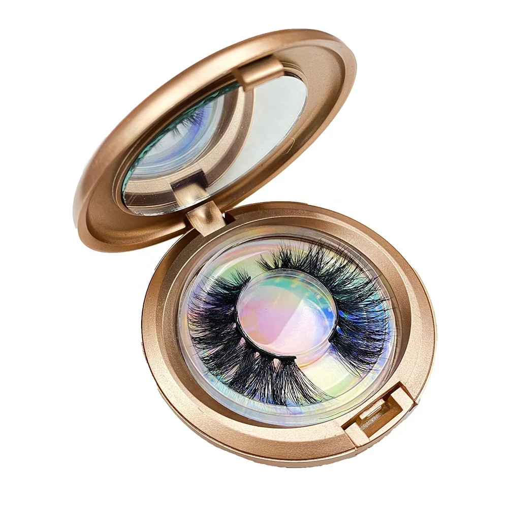 Round Empty Lashbox Private Label Eyelash Box Custom Logo Plastic Mirror Eyelash Case Lashbox Packaging, Black 
Round Empty Lashbox Private Label Eyelash Box Custom Logo Plastic Mirror Eyelash Case Lashbox Packaging, Black