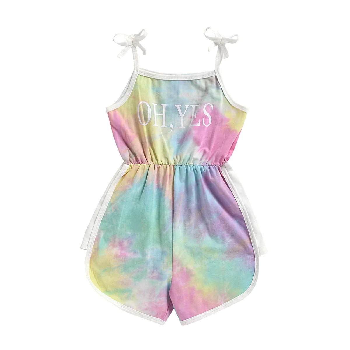 Multi-colored letters Sling Rompers 1-5 Year Old Baby Girl Jumpsuits
Multi-colored letters Sling Rompers 1-5 Year Old Baby Girl Jumpsuits
