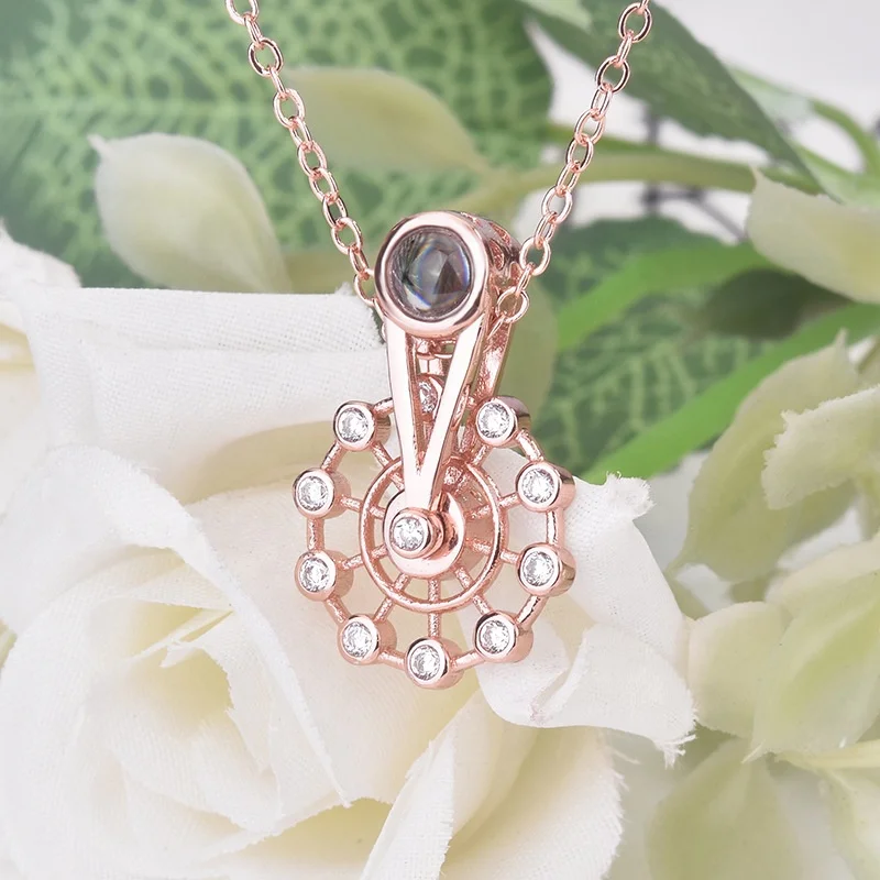 Custom Projection 100 Languages I Love You Female Rotation Happy Ferris Wheel Pendant Necklace
Custom Projection 100 Languages I Love You Female Rotation Happy Ferris Wheel Pendant Necklace