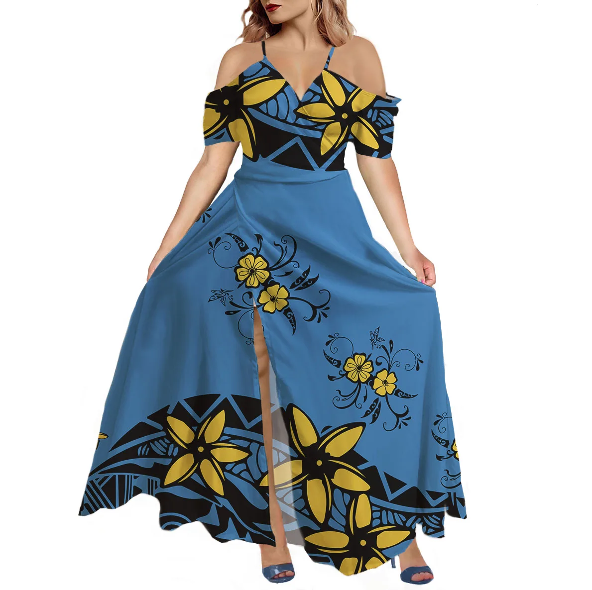 Polynesian Floral Style Printed Casual Dresses 2021 Plus Size Women Dresses Sexy Elegant Split Skirts Plus Size Evening Dresses, Customized color
Polynesian Floral Style Printed Casual Dresses 2021 Plus Size Women Dresses Sexy Elegant Split Skirts Plus Size Evening Dresses, Customized color