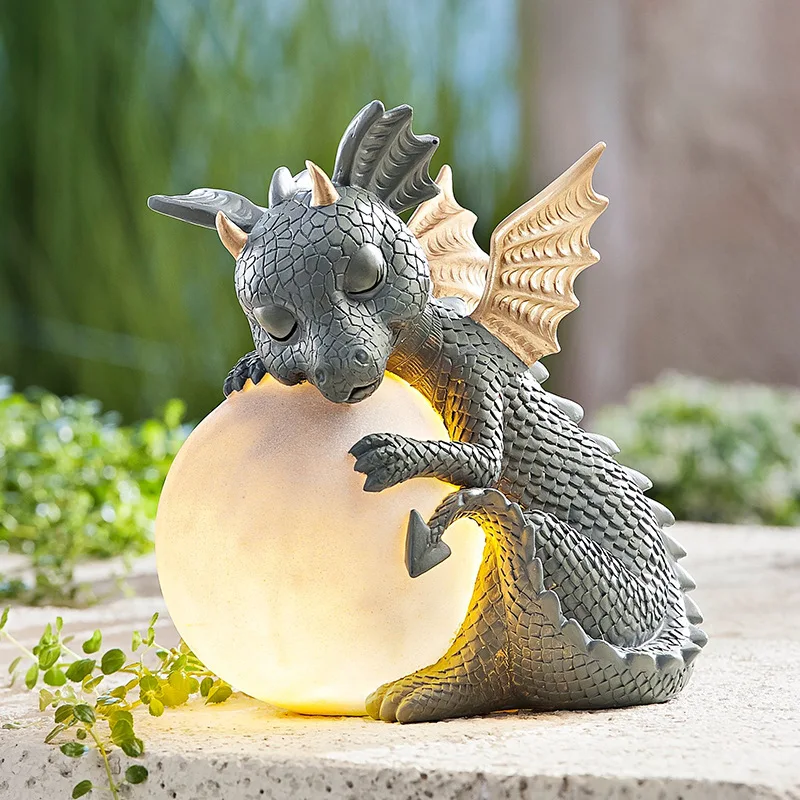 Creative Household Resin Dinosaur Solar Garden Decorations Unicorn Lamp Decoration Crafts Dragon Ball Ornaments
Creative Household Resin Dinosaur Solar Garden Decorations Unicorn Lamp Decoration Crafts Dragon Ball Ornaments